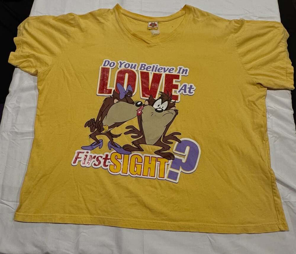 Vintage Looney Tunes Taz She-Devil Do You Believe In Love At First Sight
